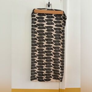 Infinity scarf, hand printed, slow fashion
